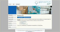 Desktop Screenshot of gelenkzentrum-saar.de
